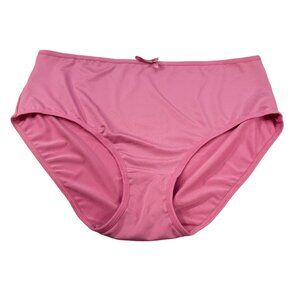 Laura Ashley Women's Size XL Panty Brief High Waist Pink New Without Tags